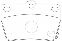 Тормозные колодки задние NIBK PN1424