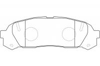 Тормозные колодки задние NIBK PN1409