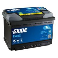  EXIDE EXCELL 12V 74Ah  680A .. 278175190  B13 EB740