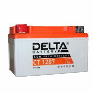 АКБ Мото Delta AGM 12В 7А/ч п.п. ток 105 150x86x94 CT1207