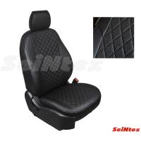 Автомобильные чехлы Seintex HYUNDAI SOLARIS hb Ромб черные 88577