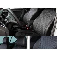 Автомобильные чехлы Seintex Toyota Camry 2006- Ромб черные 88954 - фото 2