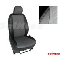 Автомобильные чехлы Seintex Toyota Camry 2006- Ромб черные 88954 - фото 3