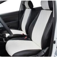 Автомобильные чехлы Seintex Toyota Camry 2006- Ромб черные 88954 - фото 4