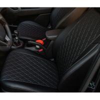 Автомобильные чехлы Seintex HYUNDAI SOLARIS II sd 40/60 Ромб серые 88916 - фото 3