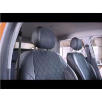 Автомобильные чехлы Seintex Ford Transit (3места) 06-Ромб Алькантара 96563 - фото 4